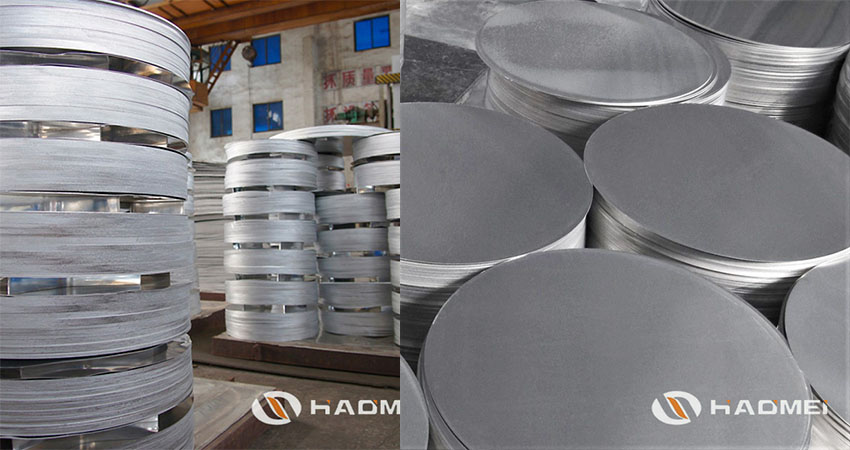 aluminum circle plate