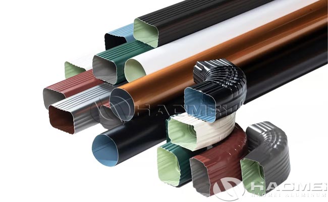 coated aluminum coil for rain gutters