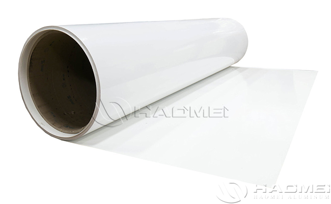 white aluminum trim coil 24x50