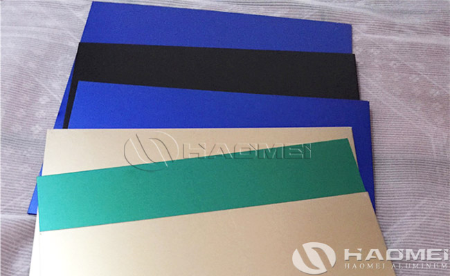 anodized aluminum sheet colors